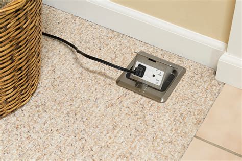 electrical and network floor box|residential floor outlet box.